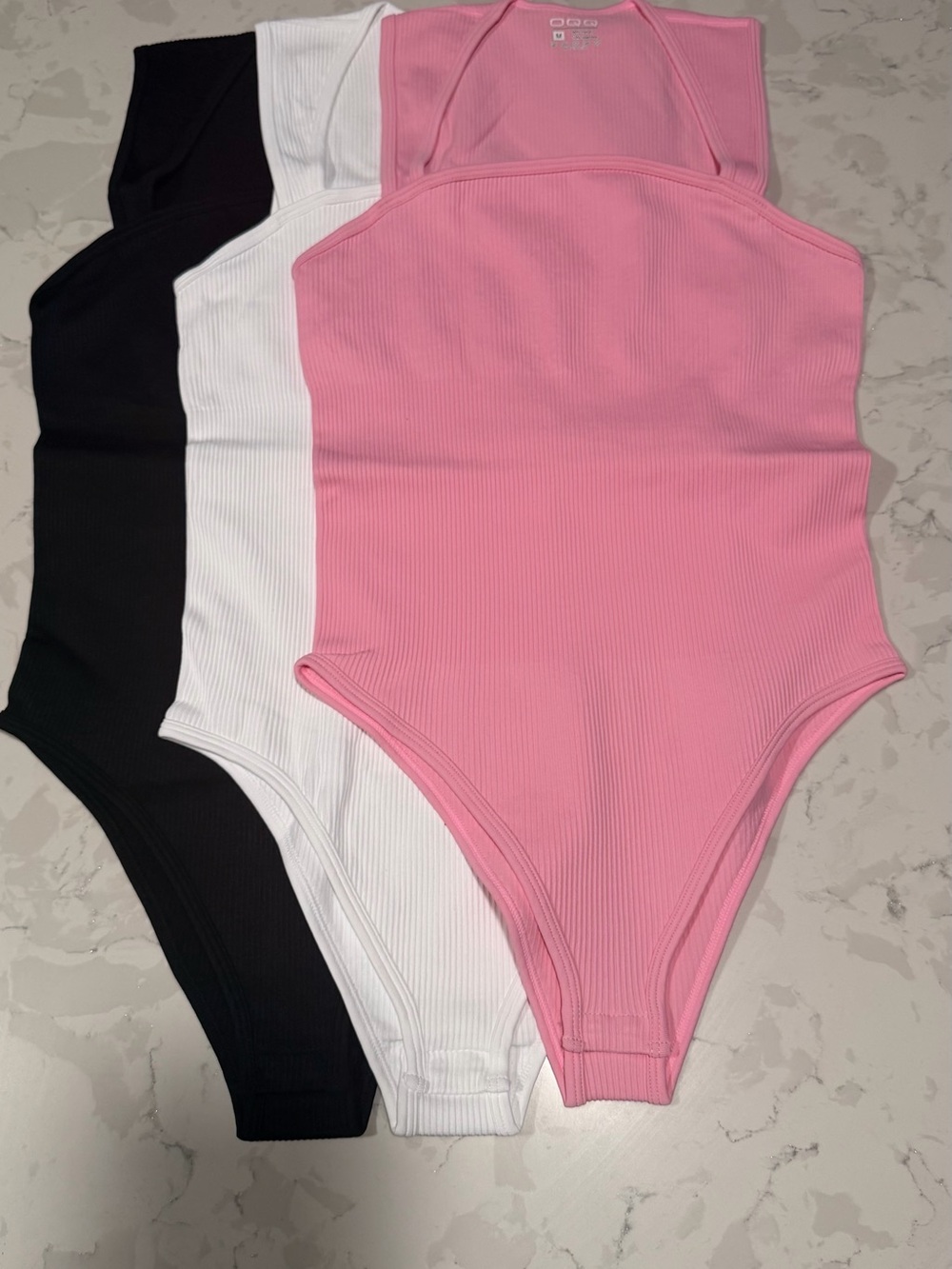 OQQ Women 3 Piece Bodysuits